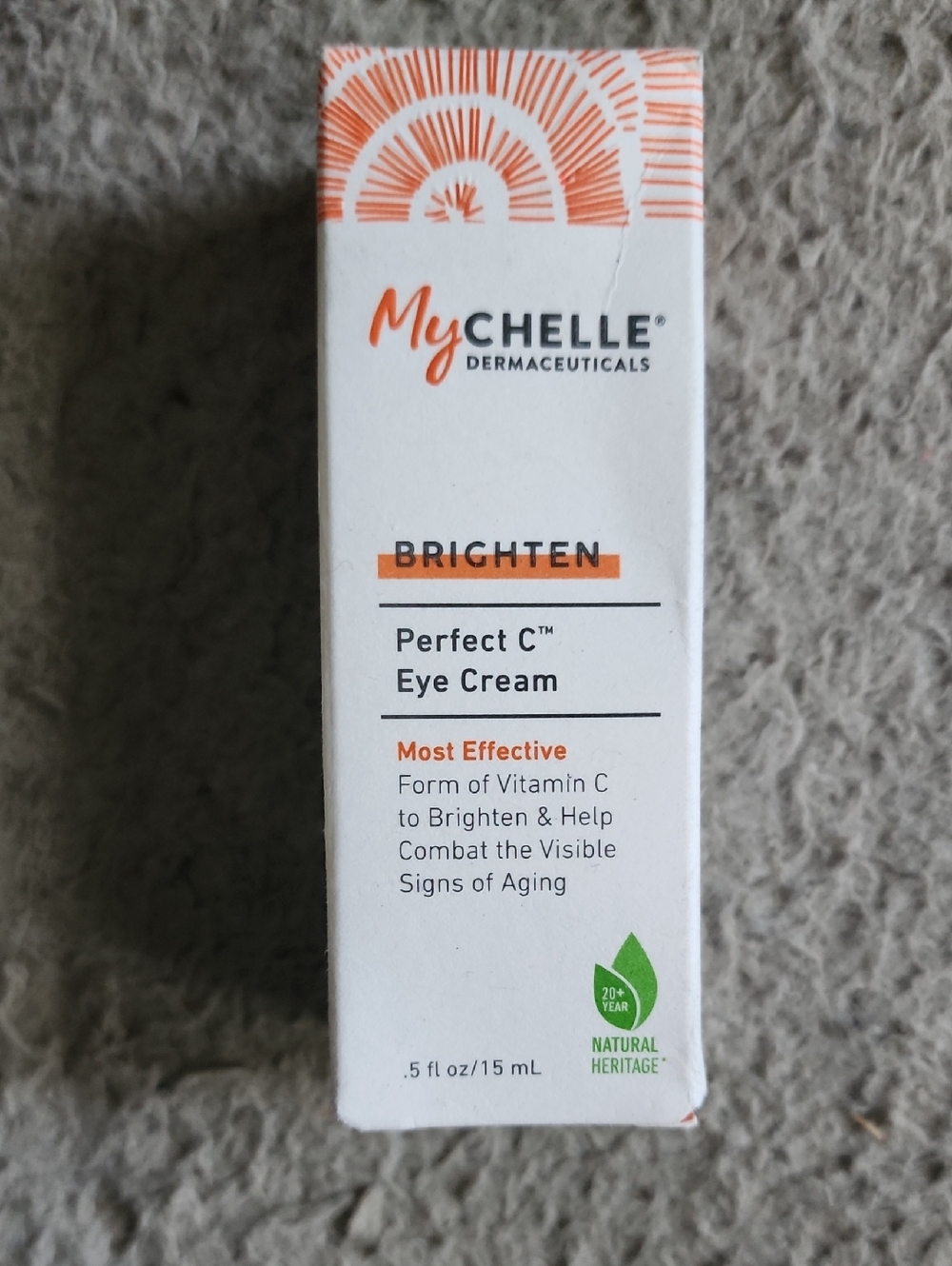 mychelle dermaceiticals Brighten Perfect C Eye Cream - Orange/White